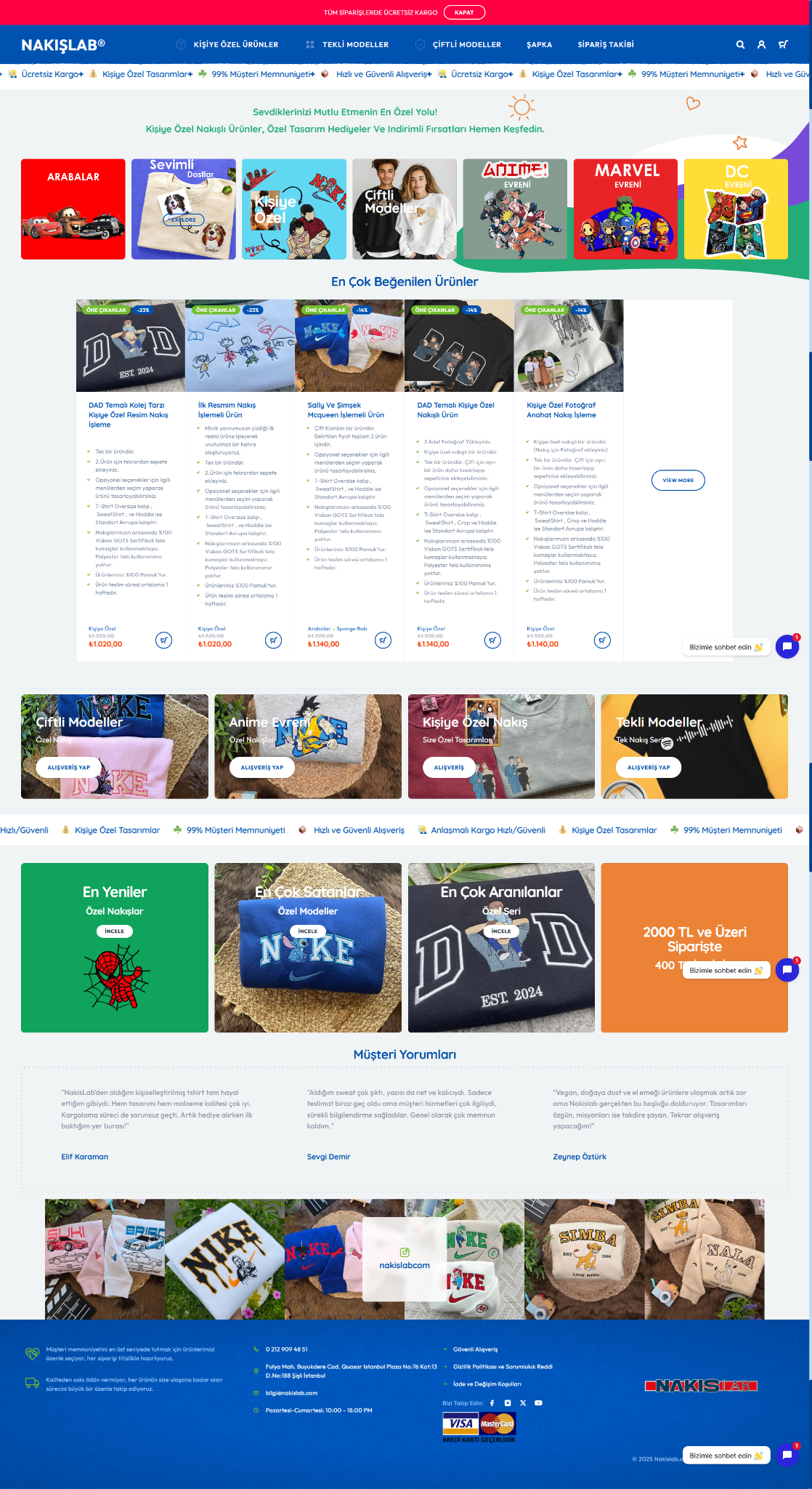 NAKIŞLAB® site ekran görüntüsü